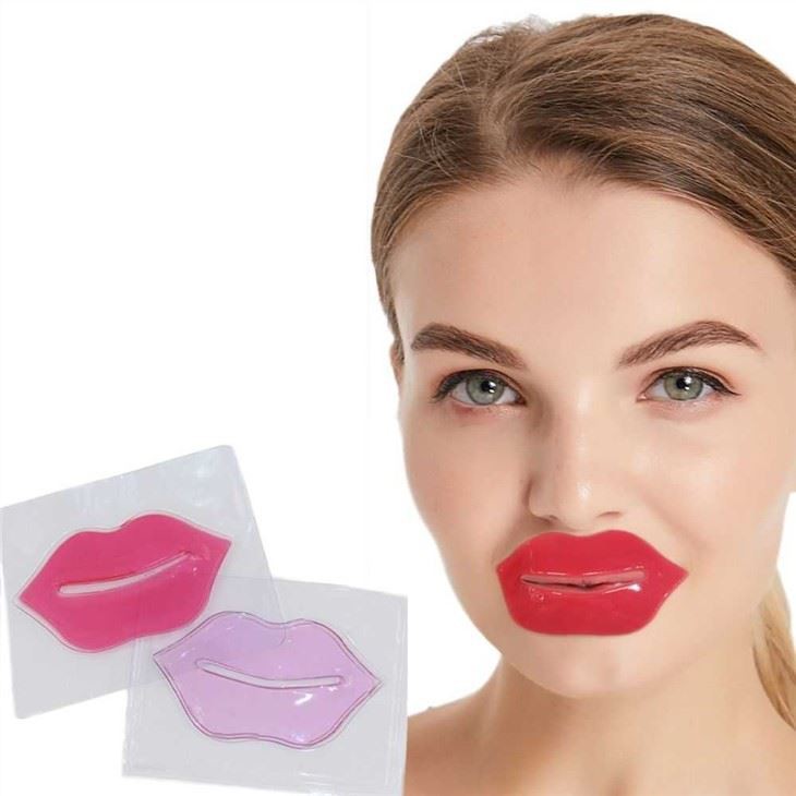 white lip mask