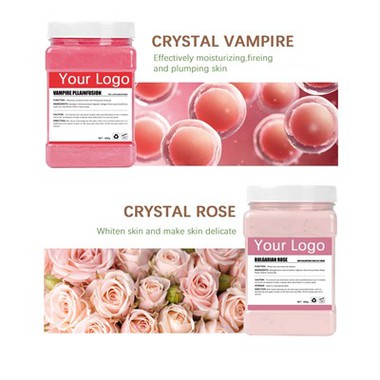 Pols de màscara de gelea facial